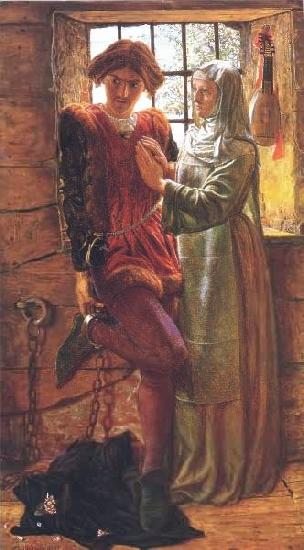 William Holman Hunt Claudio and Isabella oil painting image